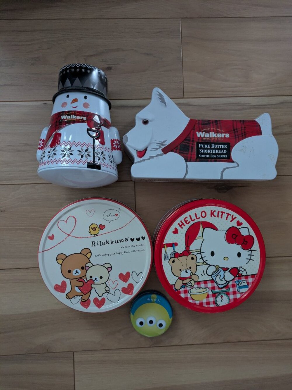 Bundle of Cute Kawaii Empty Tins/Containers